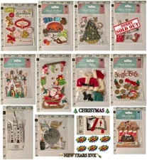 CHRISTMAS *Jolee’s Scrapbooking Embellishments *NEW OLD STOCK 2009*