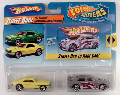 hot wheels color shifters lancer evolution
