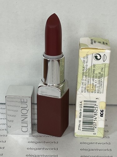 Color de labios Clinique Pop MATE + imprimación nuevo en caja 0,13 oz./3,9 g, ELIGE TU COLOR - Imagen 18 de 19