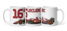 F1 Formula One 2025 Charles Leclerc Ferrari Tea Coffee Mug Cup 11oz