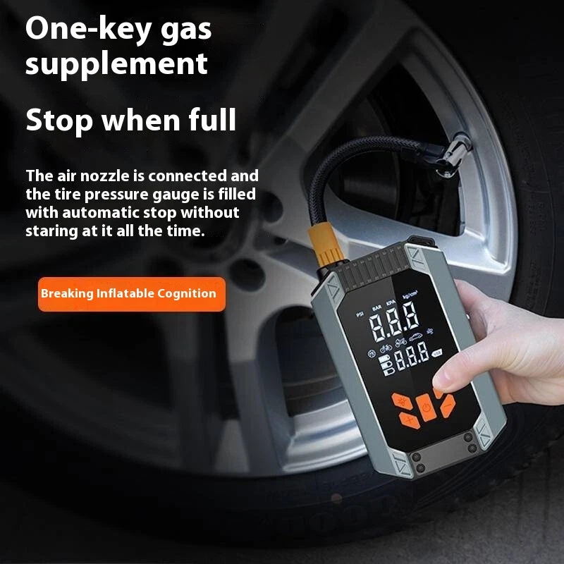 Bomba de inflado de fuente de alimentación de arranque de emergencia para coche máquina integrada Foto 4 de 4