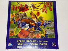 NEW SunsOut GRAPE HARVEST 550 Piece Jigsaw Puzzle