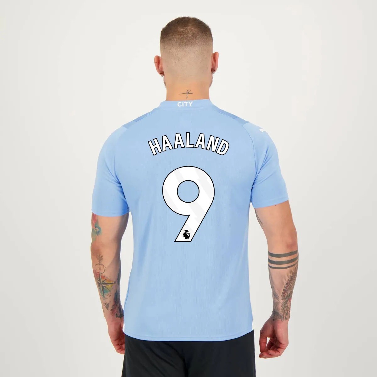 Jeu De Prénom Manchester City Haaland 9 – Saison 23/24, Neuf, Deko Graphics