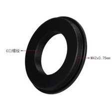 Photography Adapter Ring 4mm M42X0.75mm Male to 6mm C CS Female thread