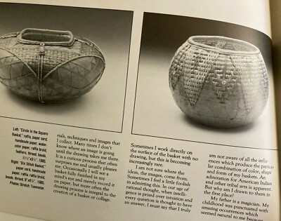 THE BASKETMAKER`S ART, CONTEMPORARY BASKETS MAKERS, BY ROB PULLEYN