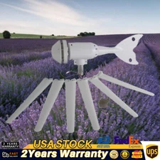 Wind Turbine Generator 12V 400W With 6 Blades Wind mill DC Fits Farming/Home