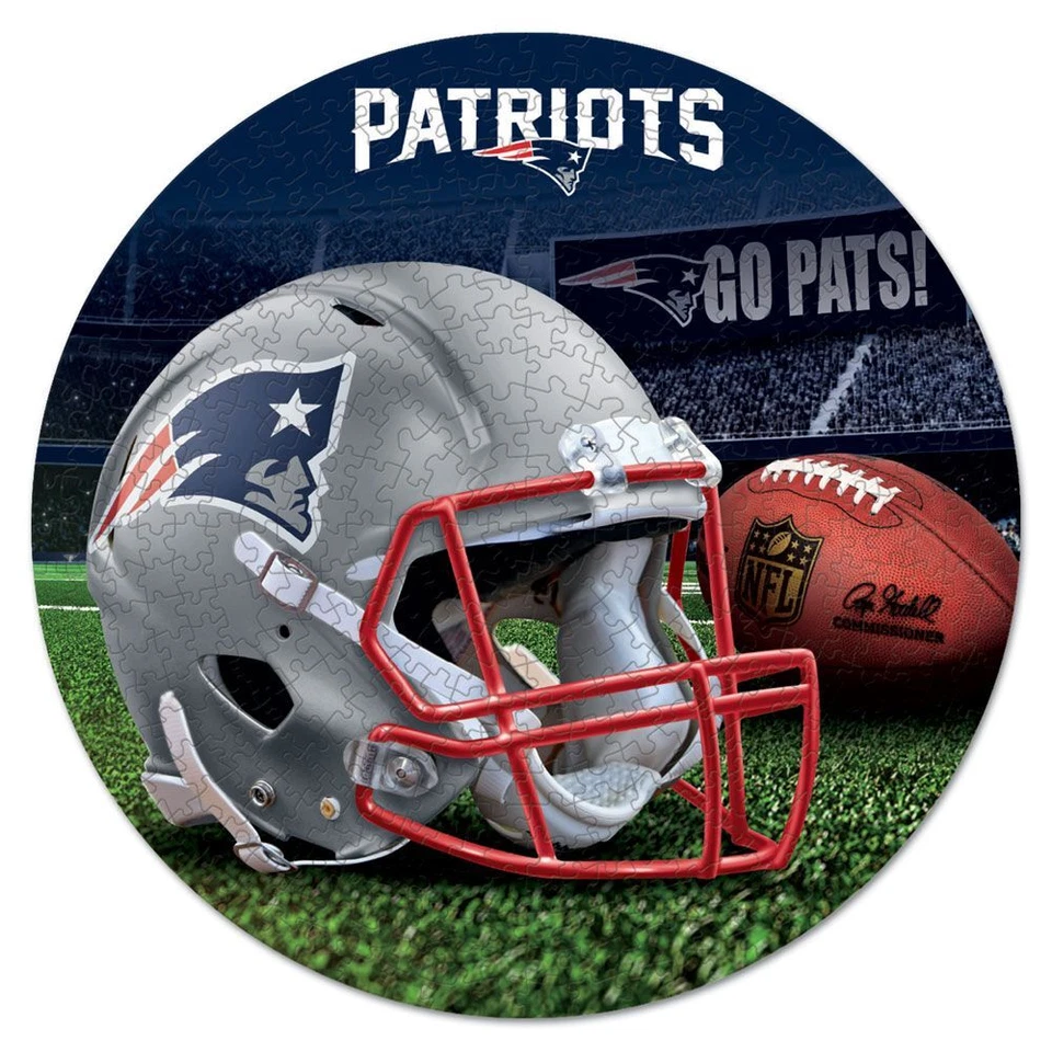 NFL New England Patriots rundes Puzzle Puzzel Football 500 Teile pcs 51cm