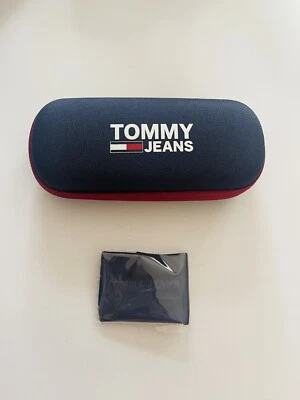 TOMMY HILFIGER TOMMY JEANS Hilfiger Sonnenbrille mit Reißverschluss Brillenetui mit Reinigungstuch