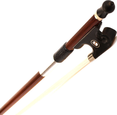 D.PECCATTE Copy An Master Antique IPE Violin Bow 44 Black OX Snail Tail Fast 62g