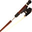 miniature 1  - D.PECCATTE Copy An Master Antique IPE Violin Bow 44 Black OX Snail Tail Fast 62g