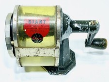Apsco Giant Metal Automatic Pencil Sharpener 6 Hole Made In USA Vintage C-12-R