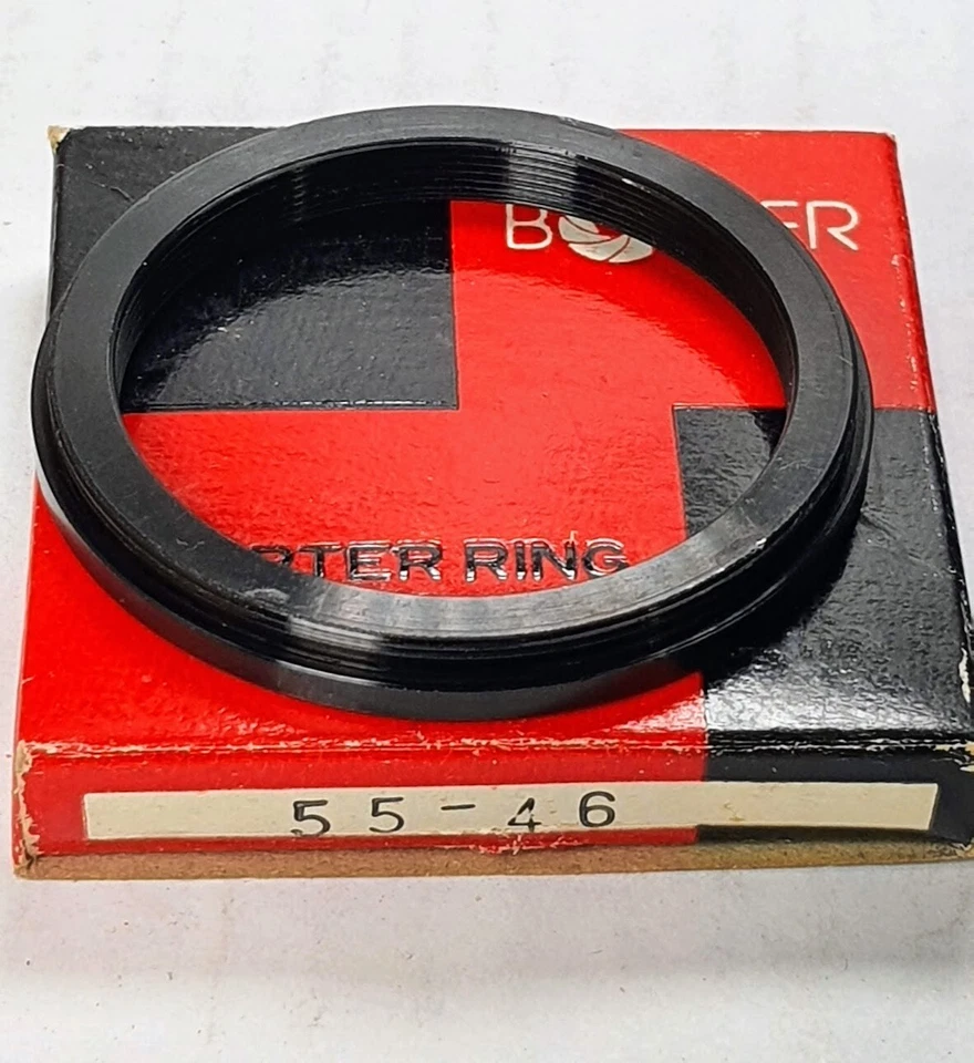 55-46mm Step-Down Lens Filter Converter Adapter Ring 55mm-46mm Metal 55-46 Bower - Image 4 of 4