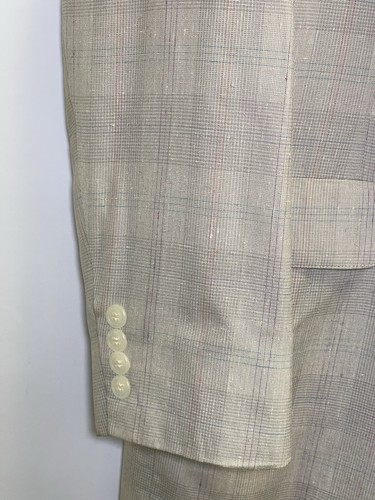Lacrosse Suit Jacket Plaid Single Breasted Mens Size 43R Sports Coat Blazer - Picture 4 of 12
