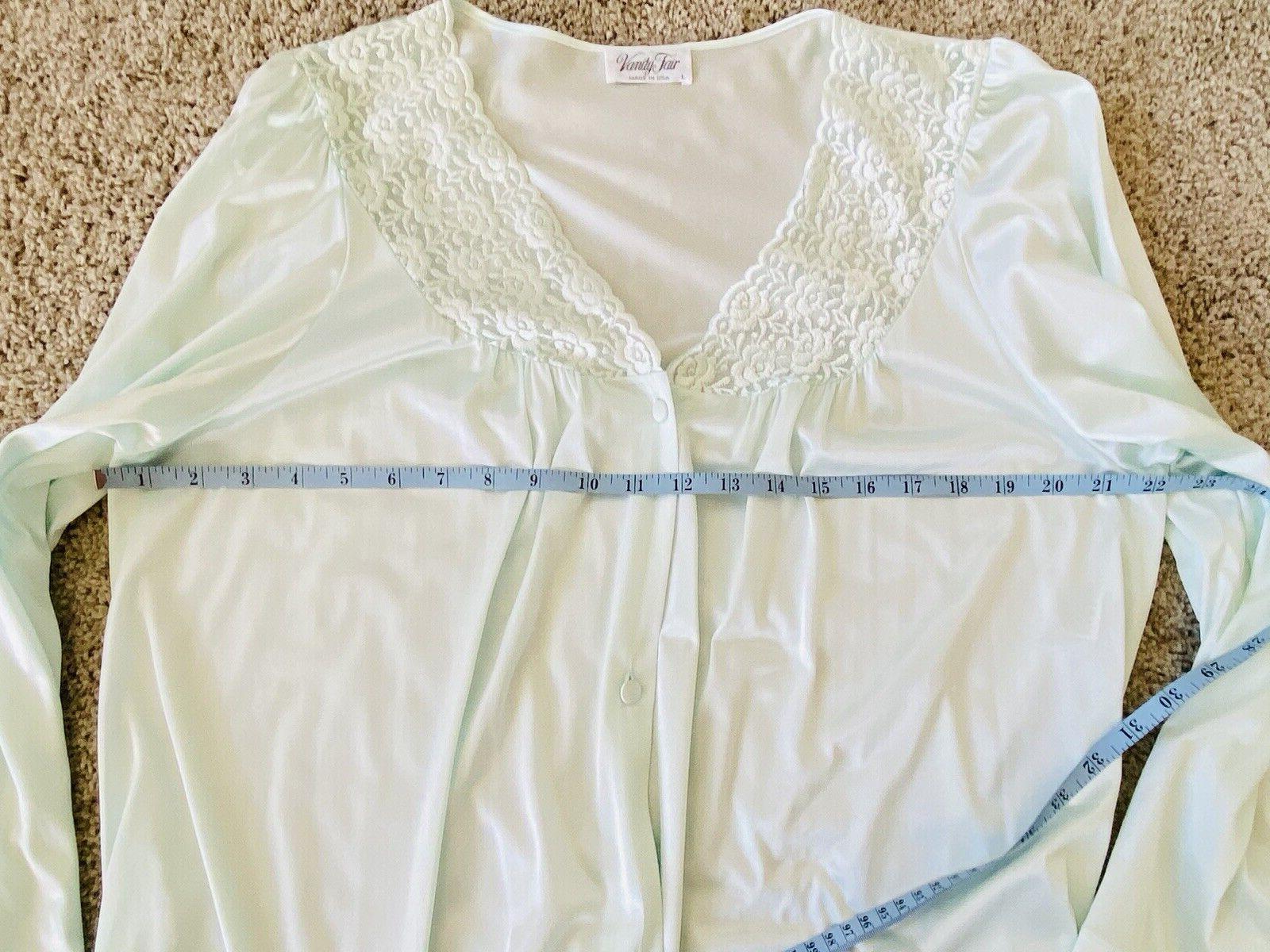 Vtg Vanity Fair  Lg Robe Gown Set Lace Trim Negli… - image 10