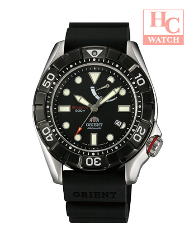NUOVO Orient M-Force EL03004B Air Diver Automatico Riserva di potenza  Zaffiro Silicio | eBay