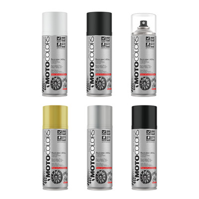 MotoColors - Spraylack Ralley 400ml Sprühfarbe Autolack - Felgengold