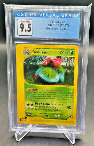 Venusaur graded CGC 9.5 for sale on eBay