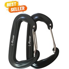 Lightweight Aluminium Carabiner Clips - Safe  Convenient for Everyday Utility