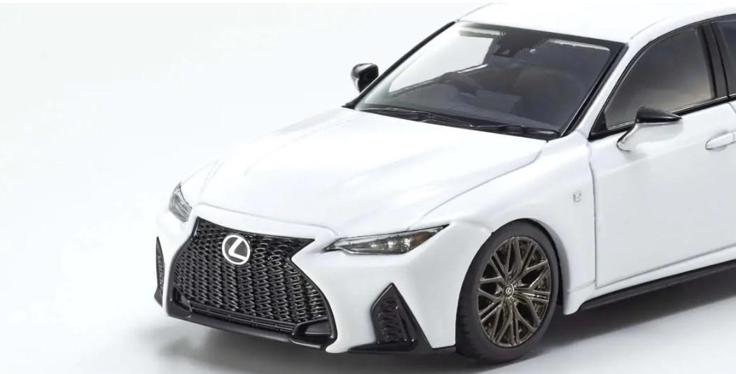 1/43 Lexus IS500 F SPORT White Diecast Model Car Dealer Edition