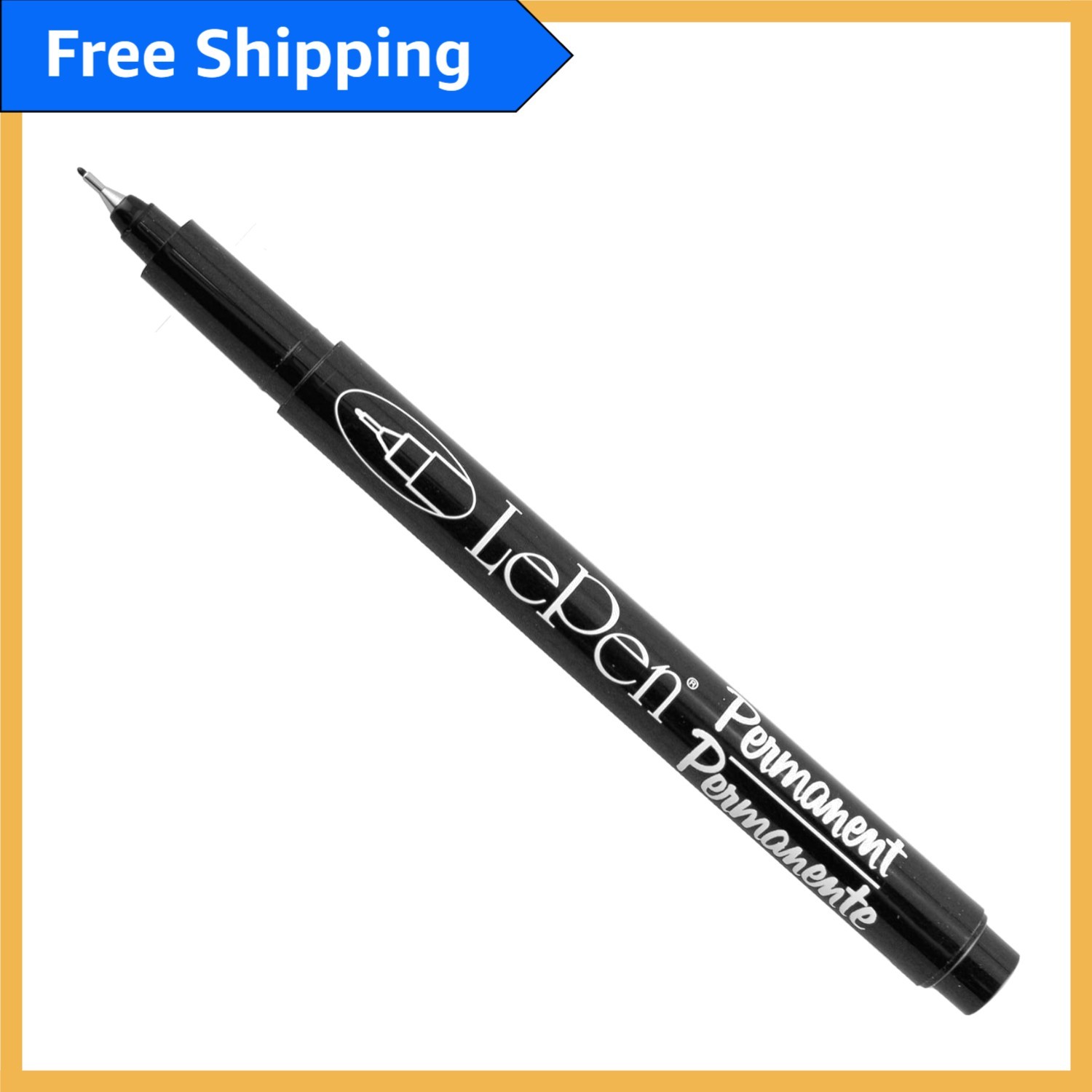 Smooth Grip Extra Fine Permanent Marker in Black - Ideal for Artists & Crafters