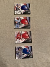 2022 Topps Commemorative Batting Helmet Cards  (Suzuki, Turner, O'Neill, Votto)