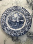 Liberty Blue Independence Hall Blue White 10" Dinner Plate — photo 1