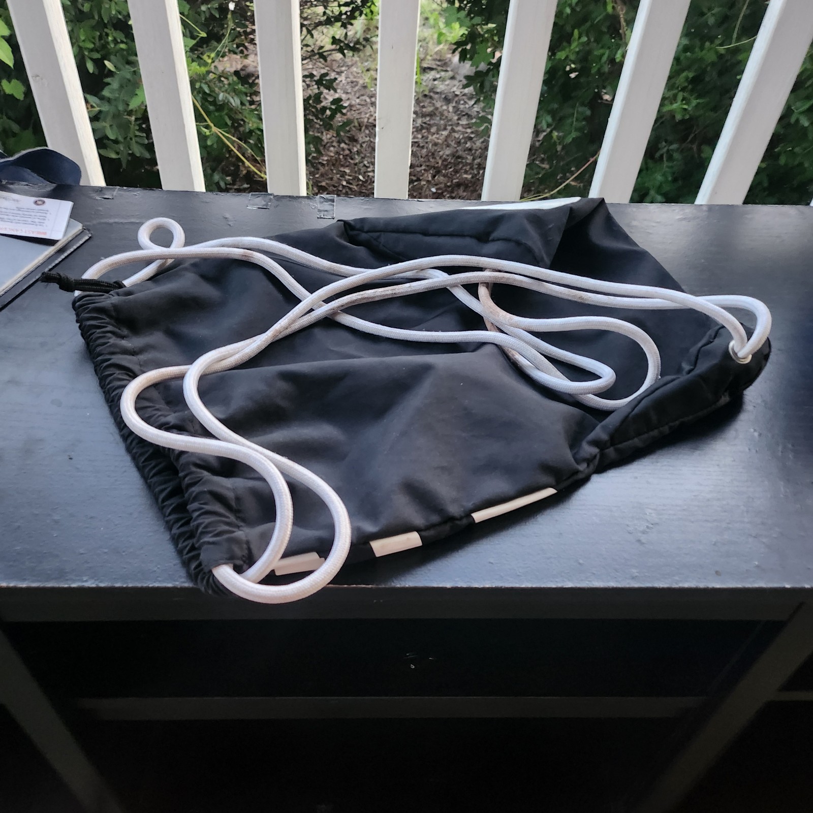 Nike Logo Drawstring Training Gymsack Backpack Ba… - image 2