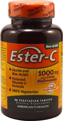 2 X American Health Ester-C� with Citrus Bioflavonoids -- 1000 mg - 90 Vegetaria