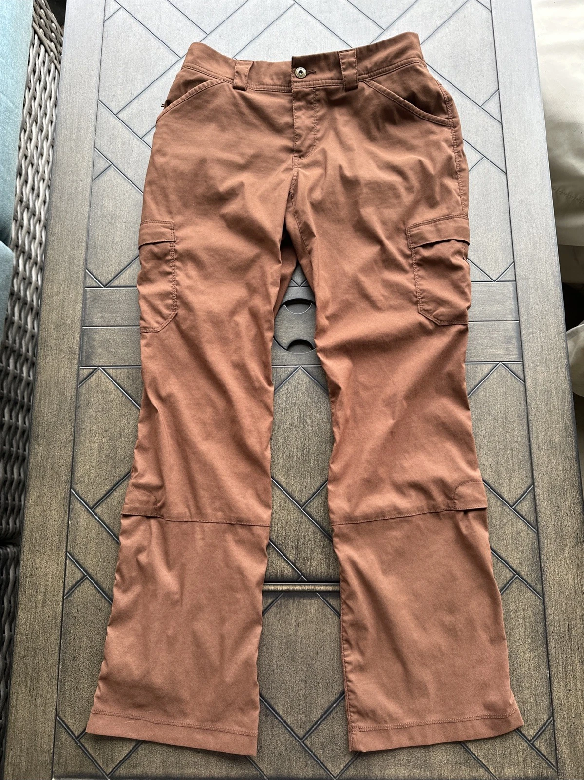 Duluth Dry on the Fly Bootcut Pants Womens 6x31 Brown Lightweight Quick Dry
Opens in a new window or