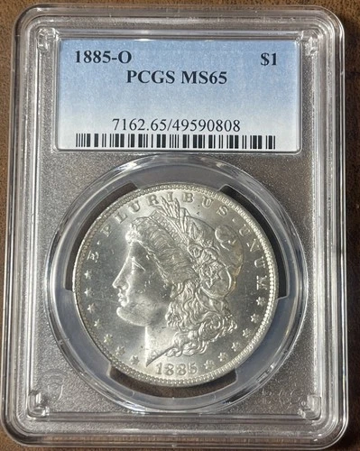 1885-O Morgan Silver Dollar MS65 PCGS