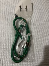 Image of Heavy Duty 10mm Thick Green Zinc Plated Steel Hook Bungee Cord