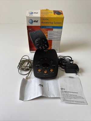 AT&T 1726 Digital Answering System Machine With 3 Mailboxes & Call Screening Exc