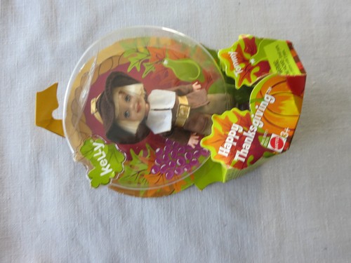 2004 Mattel Barbie Happy Thanksgiving Tommy Kelly Pilgrim Mini Doll, B9211 - Afbeelding 7 van 7