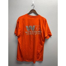 Vintage Waste Management Shirt Southern Colorado Trash Promo Orange Tee 90s XL
