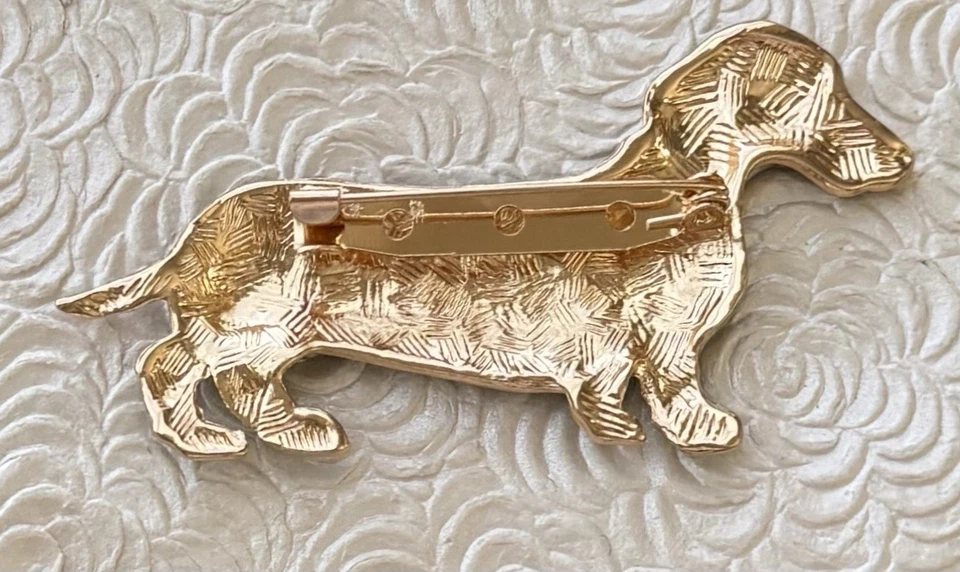 Dog  brooch  Pin Enamel On Metal - Image 3 of 4