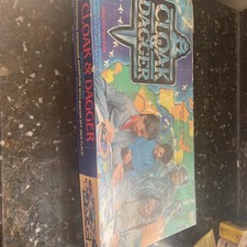 Cloak & Dagger RPG Board Game Ideal Games 1984 Cult