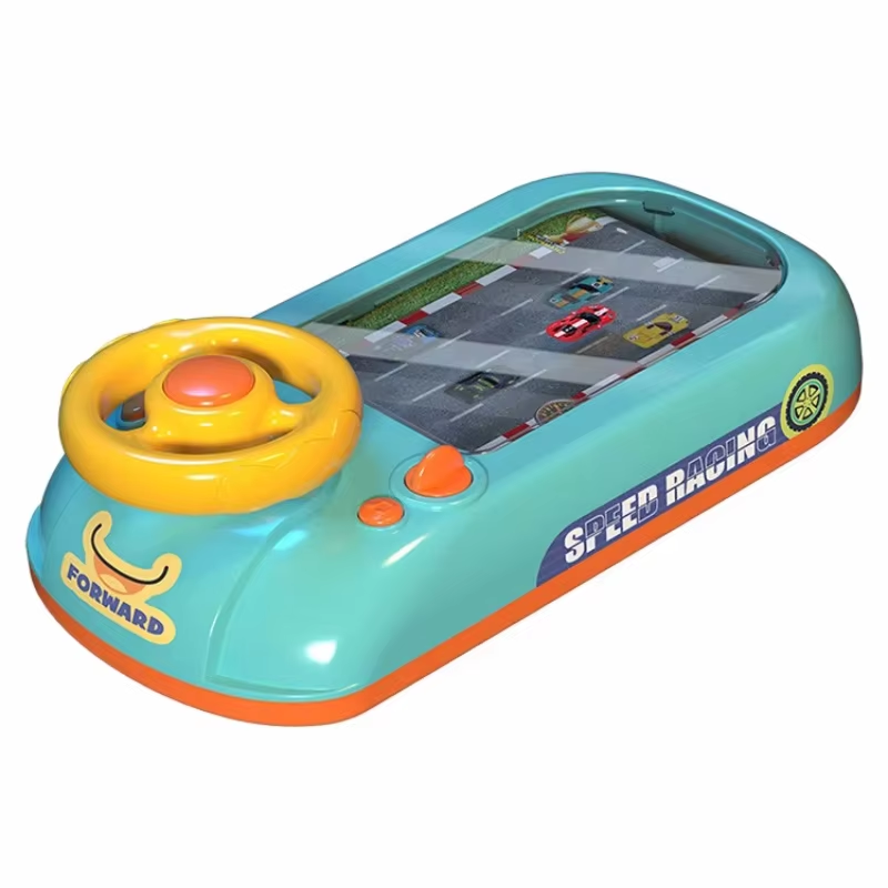 Musical Steering Wheel Toys for Boys 4-6 Toddler Simulated Driving Racing Car Ga