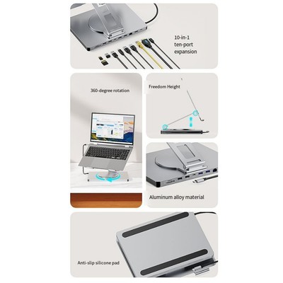 Tragbare Dockingstation für Laptop mit 4K 60Hz Display und Gigabit Port