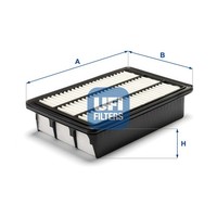 Luftfilter UFI 30.403.00 Filtereinsatz FüR CM Santa FÉ Hyundai 2 SUV 1 SM Crdi