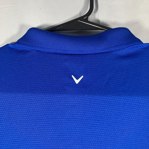 Callaway Opti-Dri Golf Polo Shirt Men’s Large Blue Performance NWT - Picture 10 of 10