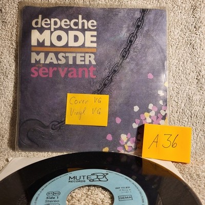 (A36), Depeche Mode   Master And Servant, Single, Vinyl,  Synth-pop, 7´´