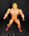 Vtg. 1981 HE-MAN MOTU Masters of the Universe Figure Mexico Soft Head w/oFingers