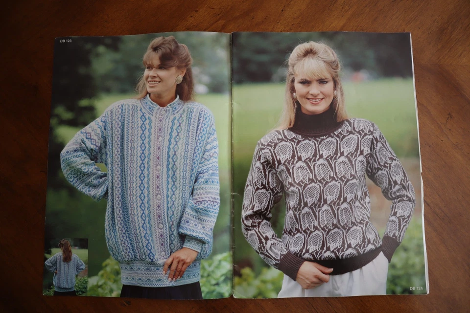 Denys Brunton Machine Knitting Pattern Book 15 - Peruvian Jacket - Fairisle ++ - Image 4 of 4