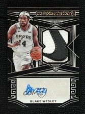 2022 Obsidian Rookie Jersey Electric Etch White Mojo 1/1 Blake Wesley Auto 19fe