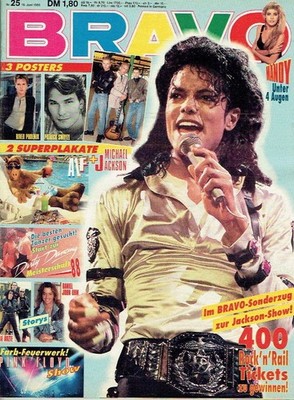 Bravo Zeitschrift 1988 Nr 25 Michael Jackson 2 Poster & 1 Beilage Dirty Dancing