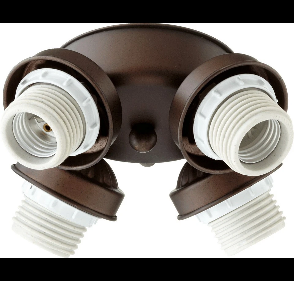Quorum 2401-8086 Kit 8" 4-Light Ceiling Fan Light Kit in Oiled Bronze - Image 2 of 2