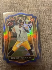 2020 Panini Select - Premier Level Ben Roethlisberger #107 Blue Prizm Die-Cut