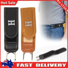 Tactical Metal Hook Elastic Belt Buckle-Less Invisible Waist Belt Closure     