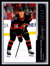 2021-22 Upper Deck #495 Jacob Bernard-Docker Young Guns Rookie Card RC Senators. rookie card picture