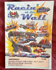 Cowdenbeath Racewall programme 23rd April 2005 BBA Unlimited World Cup